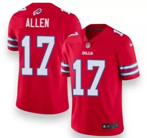 Josh Allen Buffalo Bills Red Nike Limited Jersey - Fully Stitched (Youth Sizes) - Picture 1 of 2