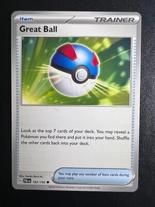 Greatball 183/193 Common Paldea Evolved EN Pokemon Card NM - Picture 1 of 1