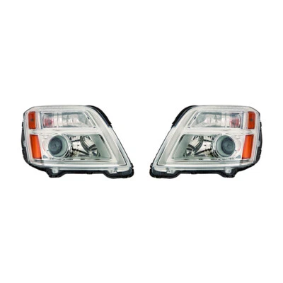 PAIR OF HEAD LIGHTS FOR GENERAL MOTORS GMC TERRAIN HALOGEN 2010 2011 2012 BY PN Foto 1 de 2