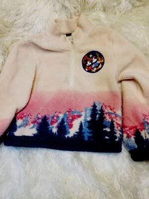 Auténtica chaqueta polar unisex talla 7 Disney Store Minnie&Mickey Foto 1 de 4