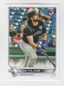 (12) Ryan Vilade 2022 TOPPS SERIES 2 ROOKIE CARD LOT #586 COLORADO ROCKIES RC - Picture 1 of 1
