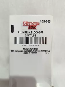 Precio a granel (cantidad 3) Kledge-Lok tubo aire acondicionado reparación aluminio 3/8" ACR-063 - Imagen 1 de 4