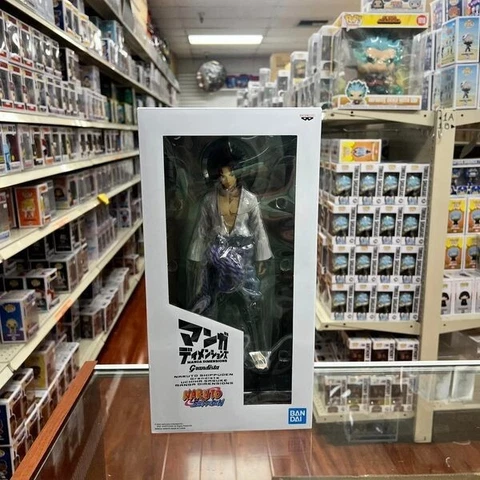 Naruto: Shippuden Sasuke Uchiha Manga Dimensions Grandista Statue Cover