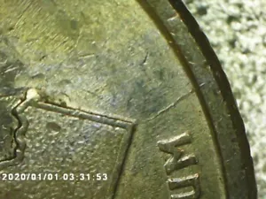 2007 P Idaho State Quarter, Obverse Die Break, Reverse Die Chips And Break - Picture 1 of 7