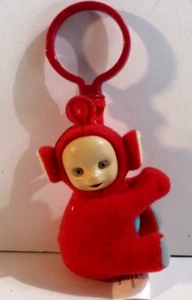 TELETUBBIES ca. 2000 RUCKSACK SCHLÜSSELANHÄNGER CLIP ON rot One PO McDonalds - Bild 1 von 4