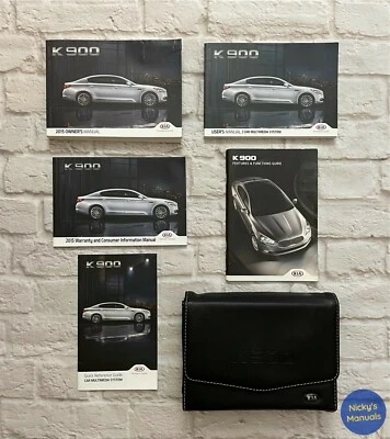2015 KIA K900 Sedan Owners Manual (Luxury, Premium, V6 3.8L, Elite 5.0L), w/ NAV - Image 1 of 4