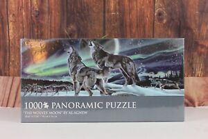 The Wolves Moon Panoramic Puzzle 1000 Pieces Barnes & Noble Exclusive New 2014