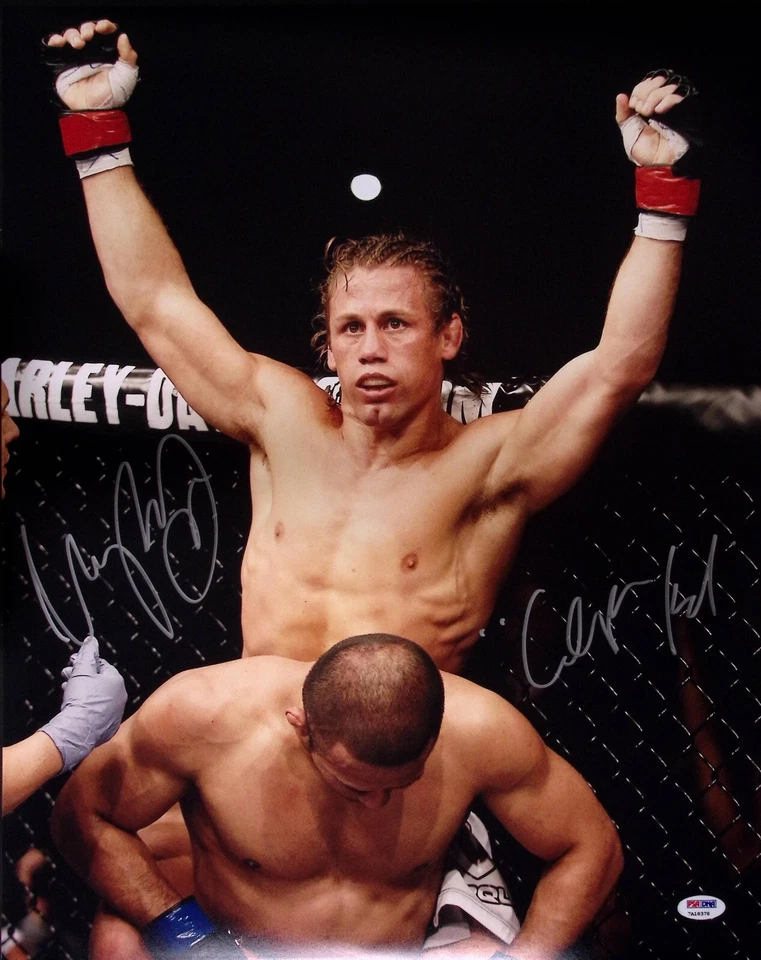 Фотография с автографом Урайи Фабера из UFC 157 16x20 с сертификатом подлинности PSA/DNA 194 181 WEC 48 - Изображение 1 из 4