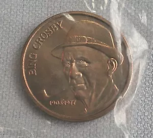Medalla Bing Crosby 1903-1977 Casa de Antiguos Alumnos Construcción 1913 - Moneda Sin Abrir - Imagen 1 de 3