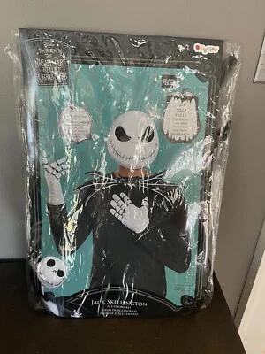 Джек Скеллингтон взрослый костюм набор кошмар перед Рождеством маска перчатки галстук-бабочка - Изображение 1 из 3