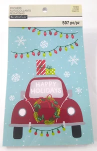 Recollections Christmas Themed Sticker Book 507 pc Planner Scrapbooking Decor - Imagen 1 de 4