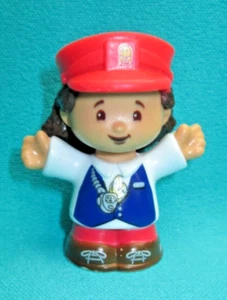 FISHER PRICE LITTLE PEOPLE FRIENDLY PASSENGER TRAIN CONDUCTOR KATHY - B-67 - Picture 1 of 2