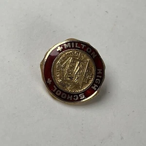 Vintage Milton High School Pin Milton Rye New York 1950’s - Picture 1 of 4