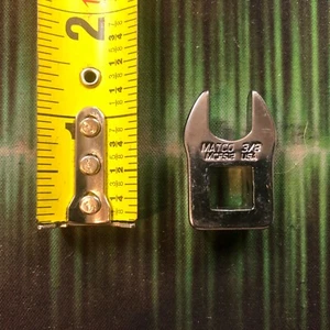 MATCO  RCFS12  3/8-Inch Drive SAE Open End Crowfoot 3/8-Inch Wrench USA - Picture 1 of 2