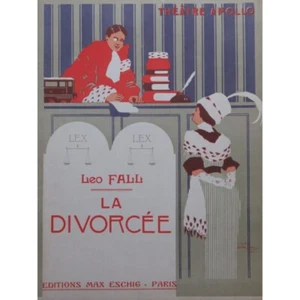 Fall Leo The Divorcee Operetta Singer Piano 1911 - Picture 1 of 5