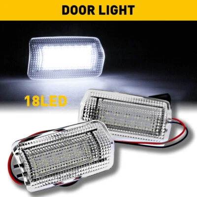 AUXITO Para Toyota Camry Prius Avalon 4Runner BLANCO LED Luz Puerta Lateral Lámpara NUEVO Foto 1 de 4