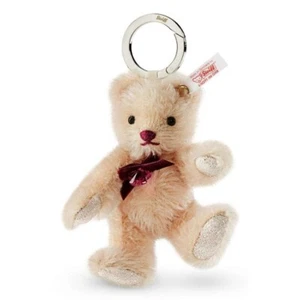 Portachiavi STEIFF Orso Rosa Teddy Edizione Limitata EAN 677854 12cm + Scatola Rosa Nuovo - Foto 1 di 4