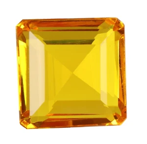 AAA+ 95.40 Ct. Large Yellow Citrine Square Cut Loose Gemstone Gift for Women - Picture 1 of 6