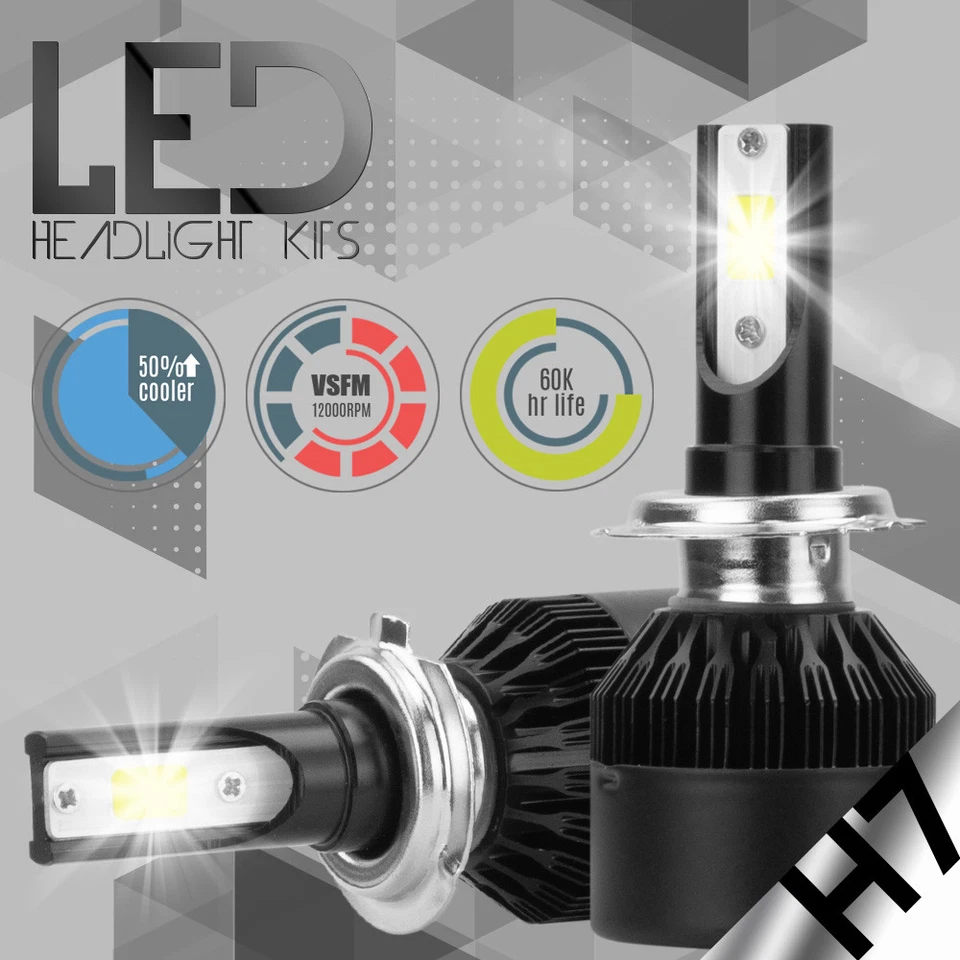 Kit de conversión de faros LED HID XENTEC H7 6000K para Lincoln Town Car 2003-2011 Foto 1 de 4