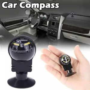 1 Pcs 360 degree rotation Navigation Ball Shaped Car Compass with Suction HOTK - Picture 1 of 14