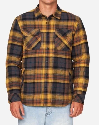 Chaqueta de franela a cuadros O'Neill Dunmore para hombre marrón mediano FA3102104 talla mediana $89 Foto 1 de 4