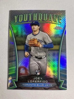 2024 Topps Chrome Youthquake #YQ71 Joey Loperfido Blue Jays - Image 1 of 2