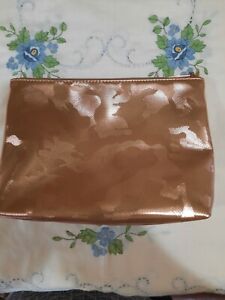 Lancôme Metallic Rose Gold Camo Cosmetic Bag