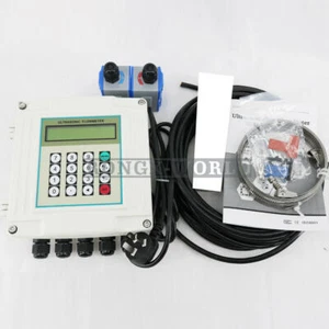 TUF-2000SW+TS-2 DN15-100mm Fixed Ultrasonic Flow Meter Liquid Flowmeter - Picture 1 of 1