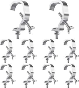 Truss C Clamp 1.18-2 Inch 10 Pack Stage Lights Truss Clamps Fit for 30-50mm USA - Picture 1 of 6
