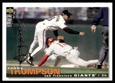 1995 Collector's Choice Gold Signature Robby Thompson San Francisco Giants #253
