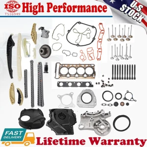 For VW GTI Jetta Audi A3 A4 2.0 TSI TFSI 09-15 CCZ CCTA Timing Chain Cover Kit - Picture 1 of 17