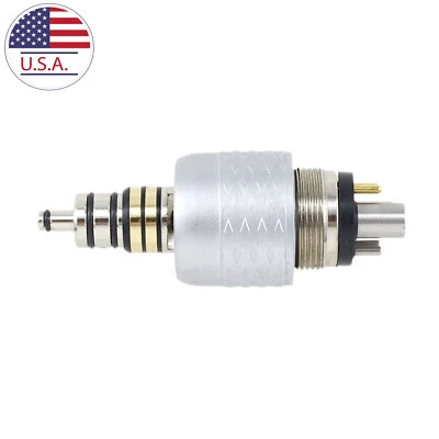 Pieza de mano dental COXO Roto acoplamiento rápido RQ-24 6 pines fibra óptica se adapta a CX207-GW Foto 1 de 4