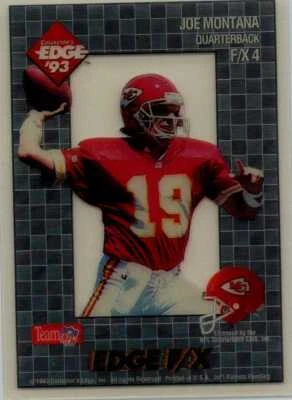 Collector's Edge 1993 #F/X4 Joe Montana Edge F/X 005114 Foto 1 de 2