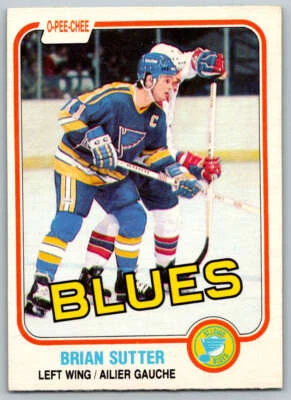 1981-82 O-Pee-Chee #297 Brian Sutter (ref 167374) - Image 1 of 2