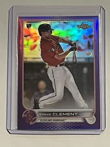 Topps 2022 cromo - refractor púrpura #145 Ernie Clement/250 (RC) - Imagen 1 de 2