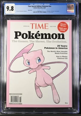 Time Pokémon 25th Anniversary Mew Cover 9/24 CGC 9.8 - Image 1 of 3
