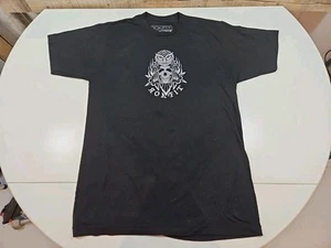 Rockfit T-Shirt- Owl & Skull- Black- Size Medium - Picture 1 of 7