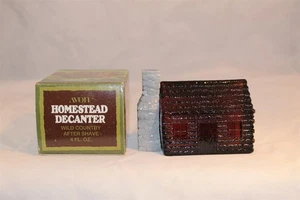 AVON BROWN HOMESTEAD DEKANTER WILD COUNTRY AFTER SHAVE 4 UNZEN VOLL MIT BOX - Bild 1 von 2