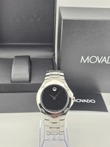 Movado Luno Men’s Museum Black Dial Watch Refurbished - 0606378 ($1095 MSRP) - Picture 1 of 10