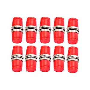 10 Pack Fiber Optic FC-FC/APC Adapter Coupler Connector Female to Female - Afbeelding 1 van 10