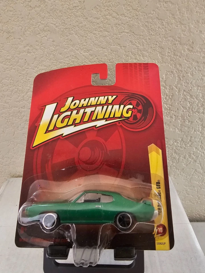 Johnny Lightning 1969 Pontiac GTO JL18 Green F41 - Image 1 of 1