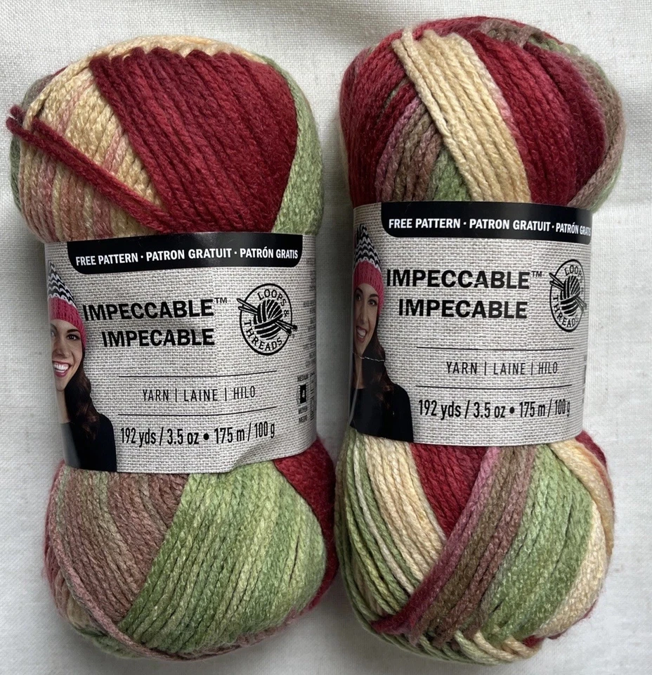 LOT of 2 IMPECCABLE Skeins in SUMMERSET #02008 by Loops & Thread 3.5oz 192yds - Image 1 of 4