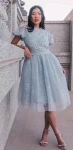 JessaKae Wisteria Baby Blue Dress Size Small - Picture 1 of 6