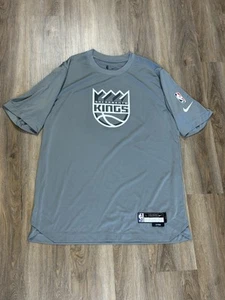 Sacramento Kings Nike NBA City Edition Grey Dri-Fit Player Issue Size Lrg Tall - Picture 1 of 6