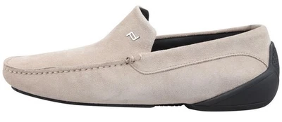 Zapatos de cuero para hombre Porsche Design Monaco mocasines gamuza caqui Foto 1 de 4