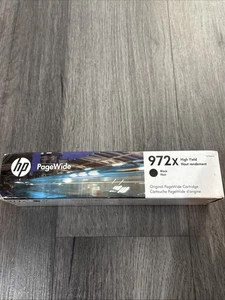 Genuine HP 972X OEM F6T84AN Black Ink Cartridge Date: February y 2026 - Picture 1 of 4