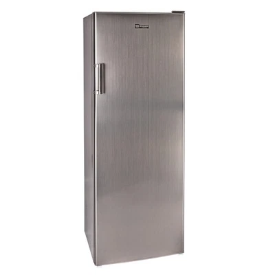 Großraumkühlschrank Kühlschrank Standkühlschrank Edelstahloptik 340 L - Bild 1 von 4