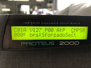 E-mu Display Replacement - Proteus 1000/2000/Virtuoso/Lead/Mo' Phatt/B-3 - Imagen 1 de 3