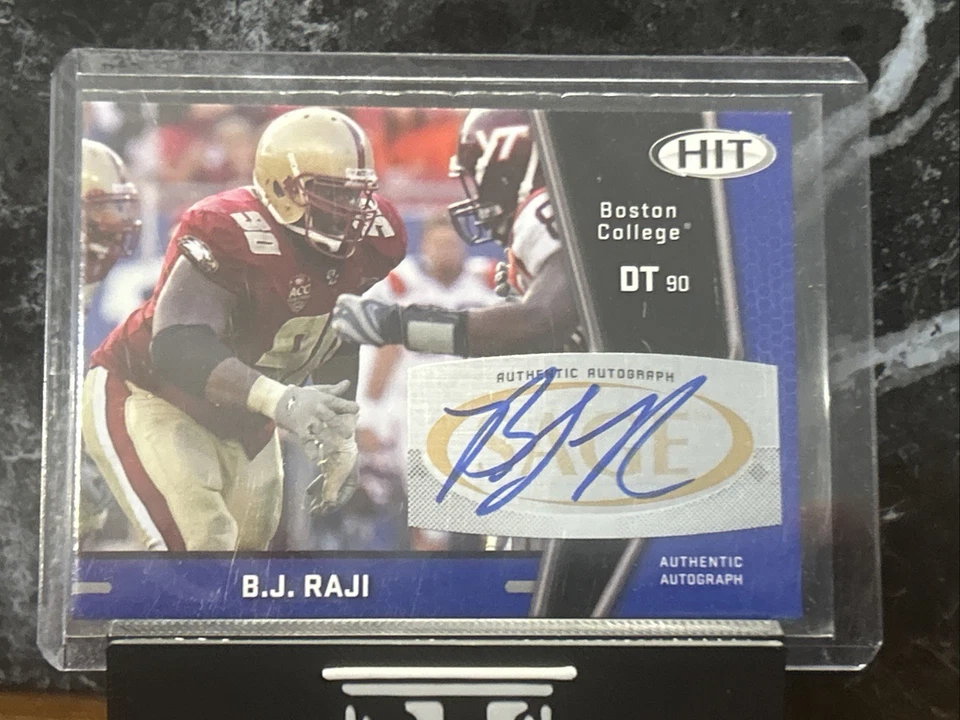 2009 SAGE HIT BJ Raji Silver Rookie RC Auto #A69 Boston College Packers - Image 1 of 1