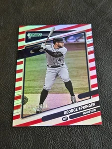 GEORGE SPRINGER 2021 PANINI ROJO CROMO DESPOJADO #159 HOUSTON ASTROS 0261/2021 - Imagen 1 de 2
